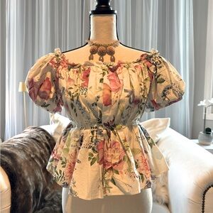 Beautiful and elegant off the shoulder blouse